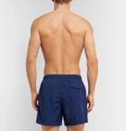 Ermenegildo Zegna - Wide-Leg Mid-Length Swim Shorts - Blue