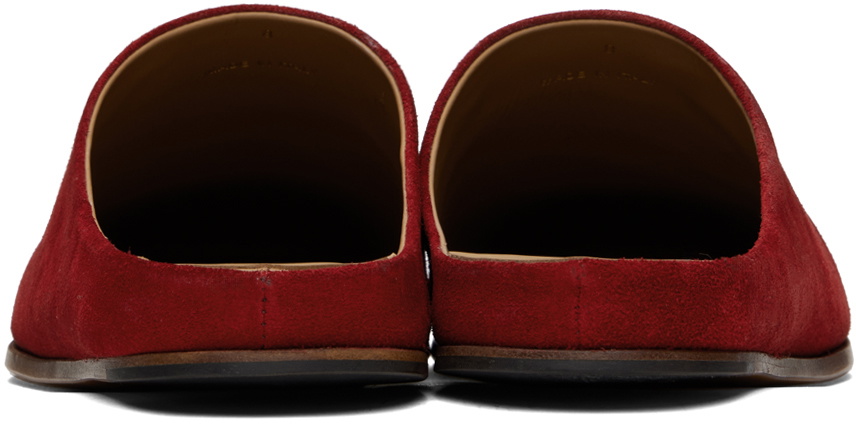 Rhude Red Chateau Suede Mules