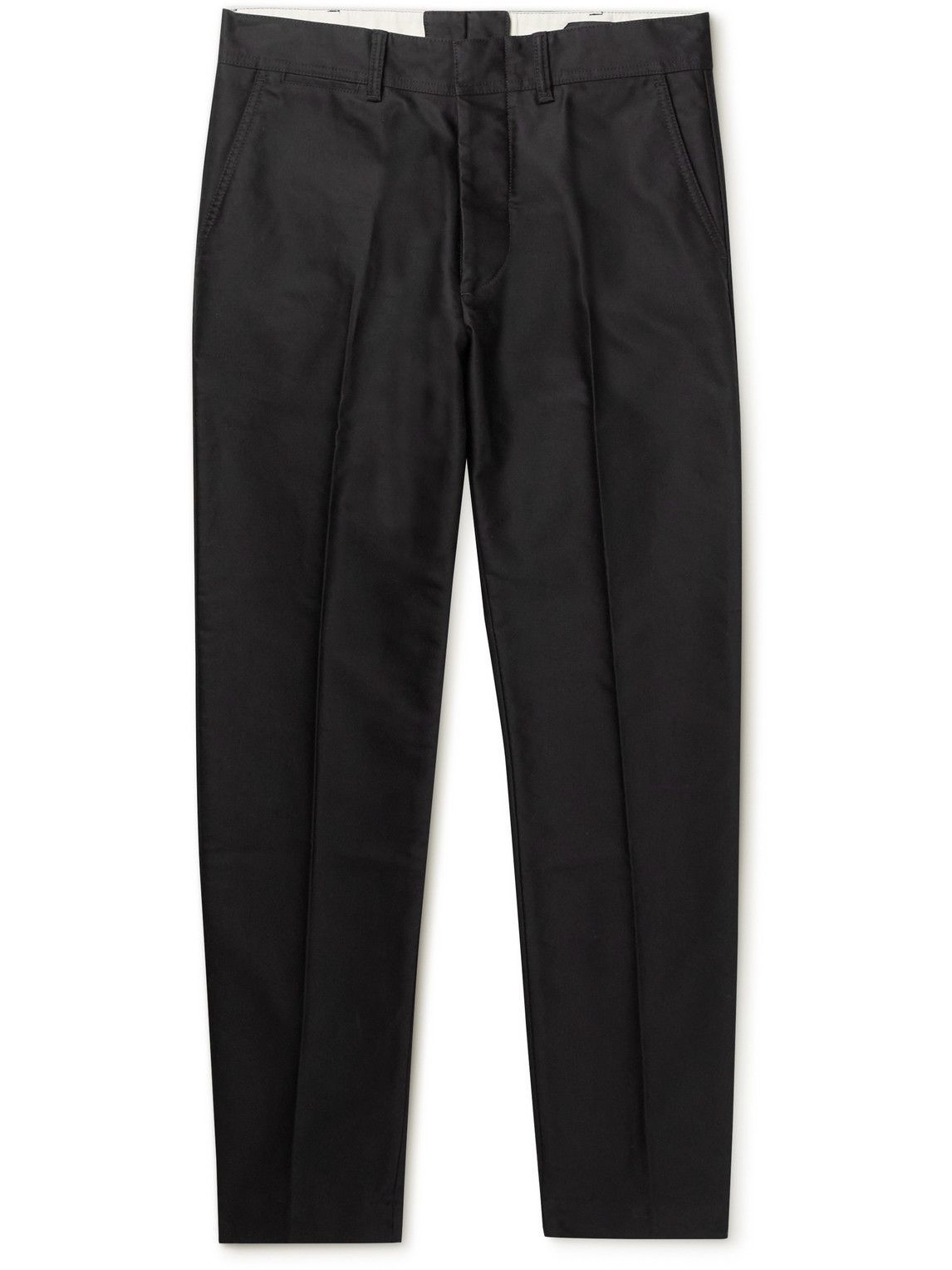 TOM FORD - Straight-Leg Cotton Chinos - Black TOM FORD