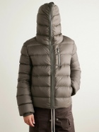 Rick Owens - Slim-Fit Quilted Shell Down Hooded Jacket - Brown