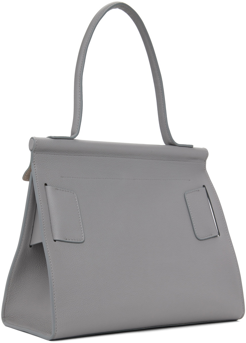 BOYY Gray Karl Soft Top Handle Bag