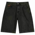 Butter Goods Men's Baggy Denim Shorts in Faded Black