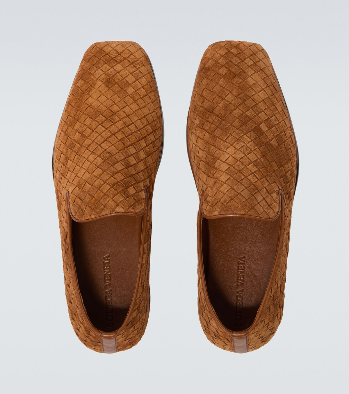 Bottega Veneta Palazzo Intrecciato suede loafers