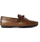 Tod's - Gommino Leather Loafers - Men - Brown