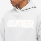Butter Goods Men's Puff Logo Hoody in Cement