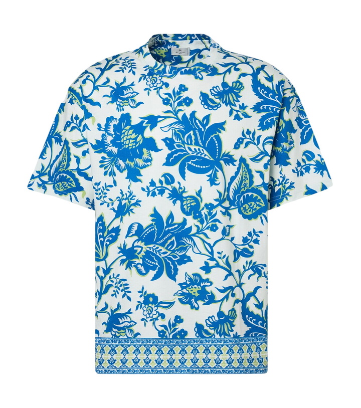 Photo: Etro Floral cotton jersey T-shirt