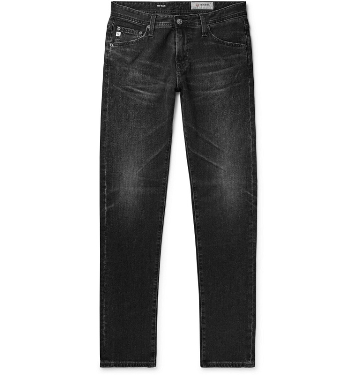 Photo: AG Jeans - Tellis Slim-Fit Stretch-Denim Jeans - Black