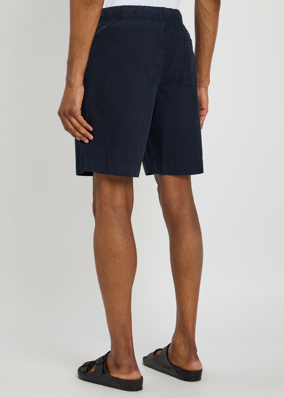 PS Paul Smith Sport Cotton Poplin Shorts Navy