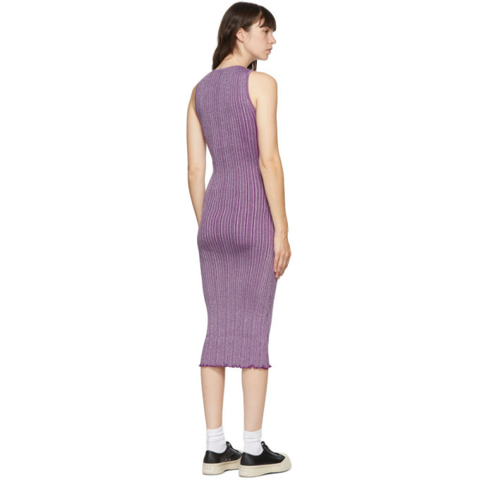 Simon Miller Purple Benny Rib Tank Dress Simon Miller