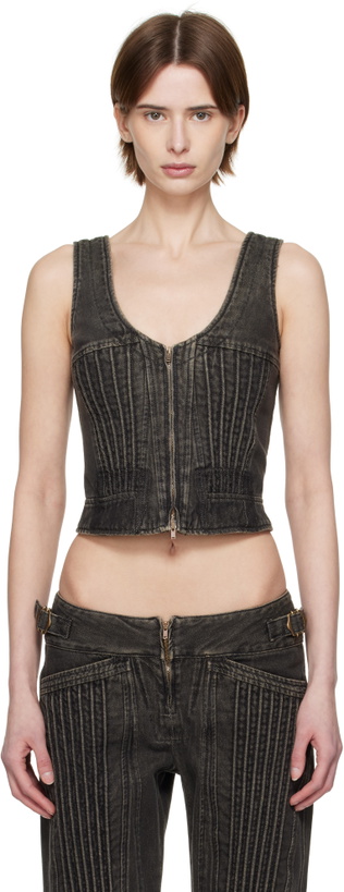 Photo: KNWLS Black Corded Corset