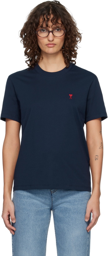 Photo: AMI Paris Navy Ami de Coeur T-shirt