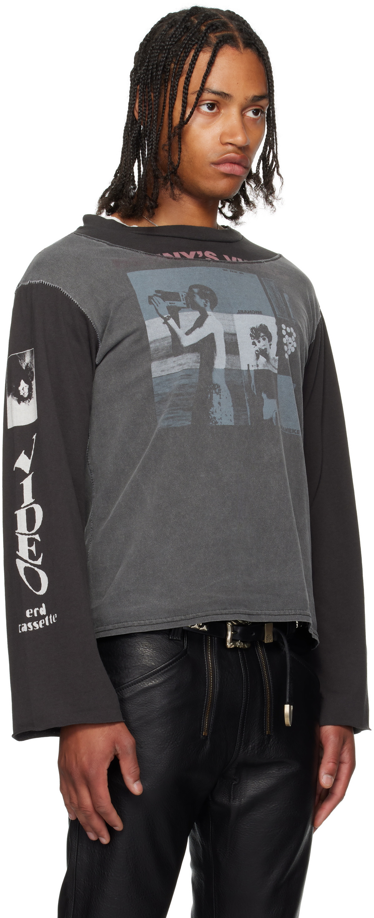 Enfants Riches Déprimés Black Benny's Video Assemblage LS T-shirt