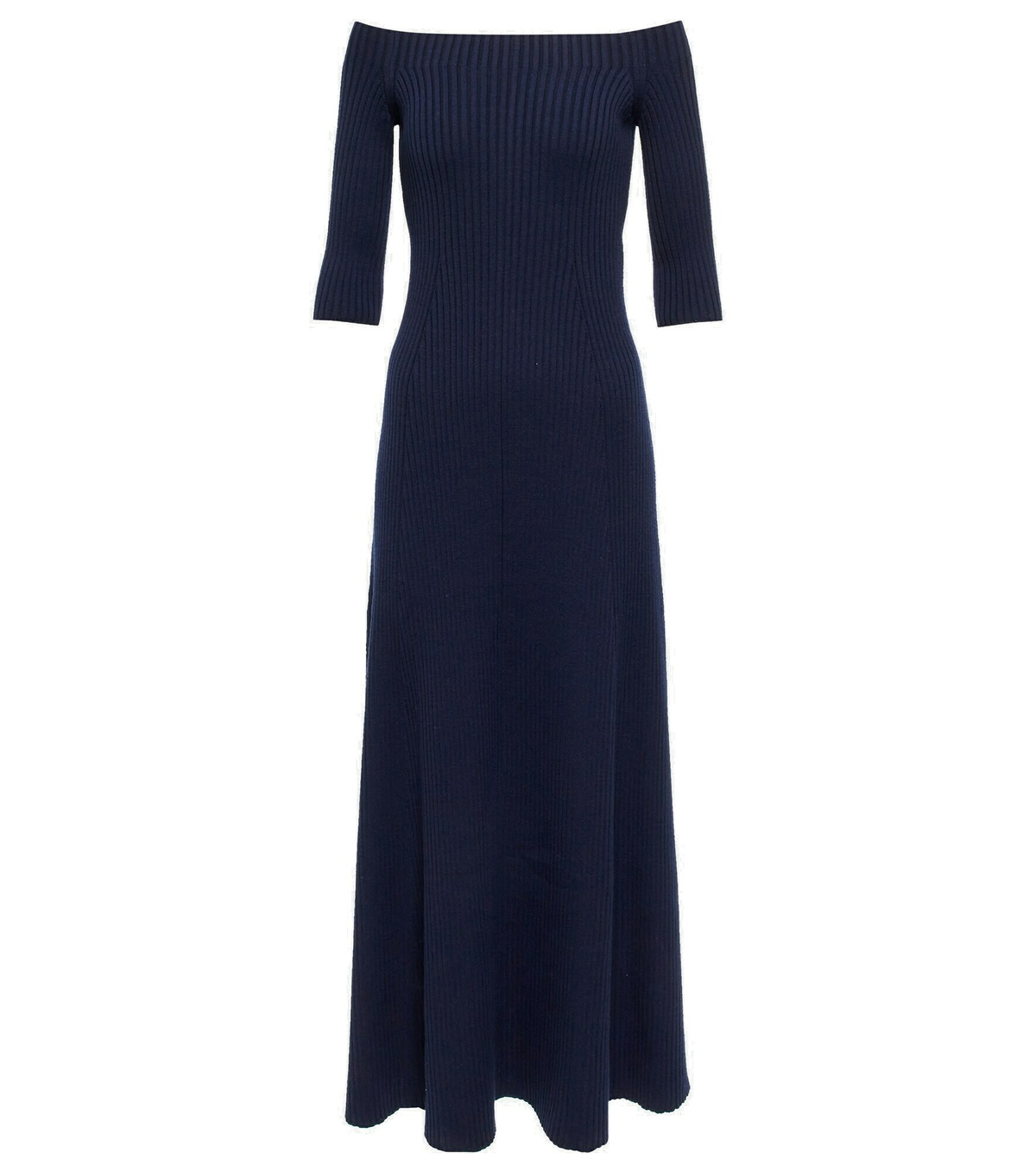 Chloe – Elegant Striped One Shoulder Maxi Dress