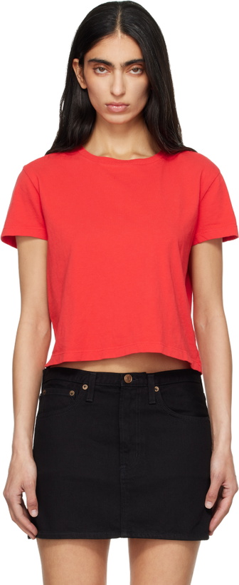 Photo: AGOLDE Red Adine Shrunken T-shirt