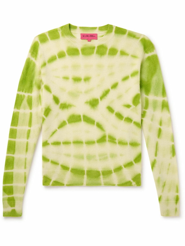 Photo: The Elder Statesman - Trance Tie-Dyed Cashmere Sweater - Green