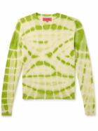 The Elder Statesman - Trance Tie-Dyed Cashmere Sweater - Green
