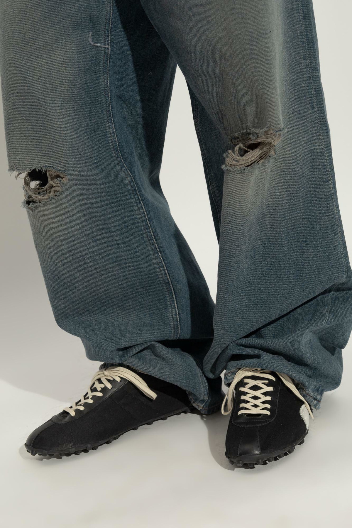最終値下げ【新品】Maison MargielaClochetteLeather Maison Margiela Cleats Sneakers Maison Margiela