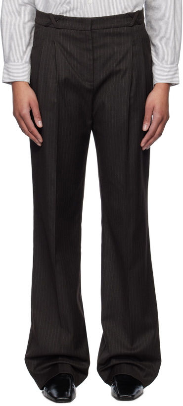 Photo: The Garment Brown Denver Pleat Trousers
