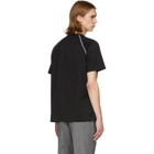 Givenchy Black Contrast Stitching Logo T-Shirt