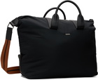 ZEGNA Black Raglan Duffle Bag