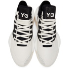 Y-3 White and Black Kaiwa Sneakers