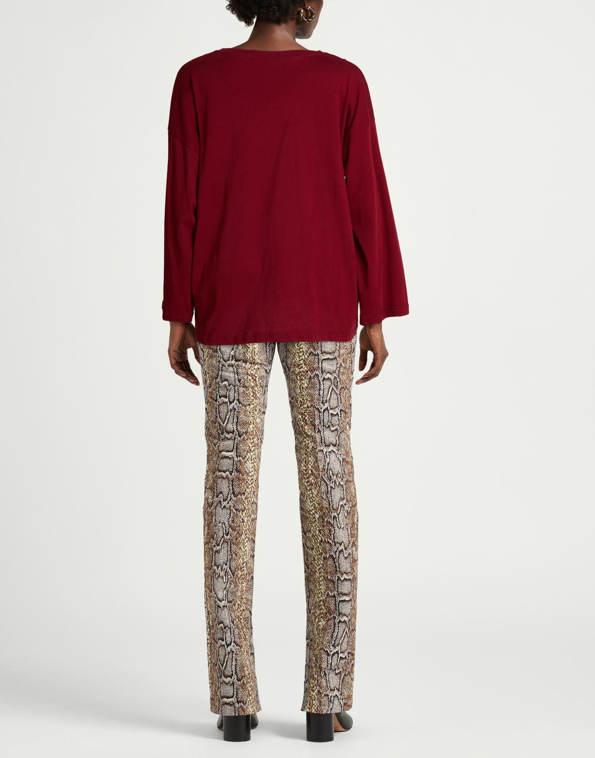 Berna Womens T-shirt in Burgundy