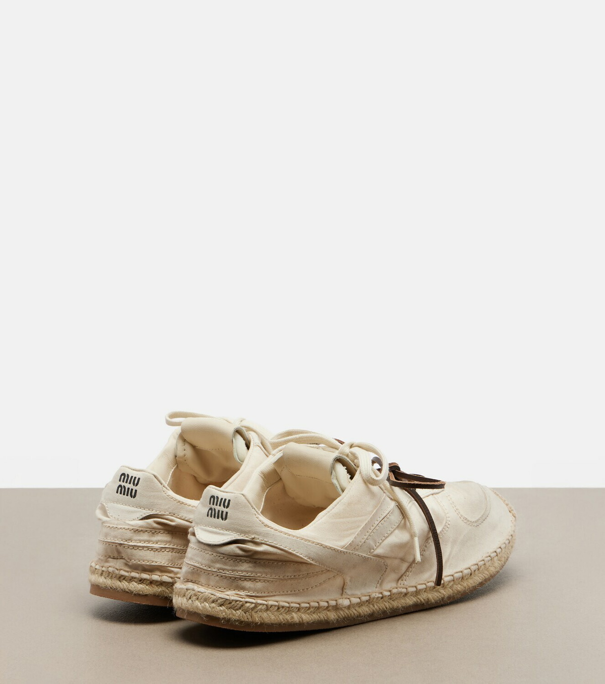Miu Miu Gymnasium canvas sneakers