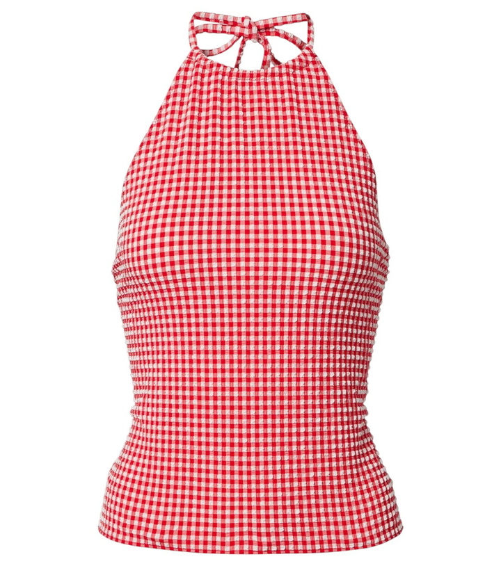 Photo: Hunza G Gingham seersucker top