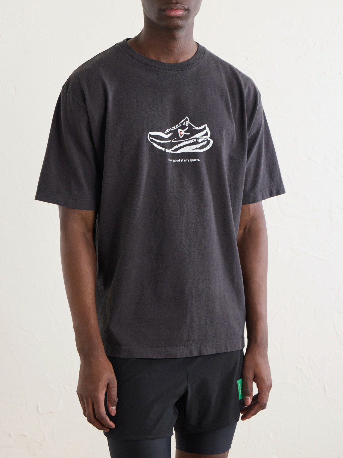 DISTRICT VISION - California Printed Cotton-Jersey T-Shirt - Black