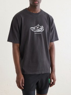 DISTRICT VISION - California Printed Cotton-Jersey T-Shirt - Black