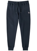 PS Paul Smith Zebra-appliquéd Cotton Sweatpants Navy