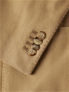 Boglioli - Unstructured Garment-Dyed Wool-Flannel Blazer - Brown