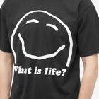 MARKET Men's What Is Life T-Shirt in Washed Black