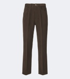 Auralee Wool and cashmere corduroy straight pants