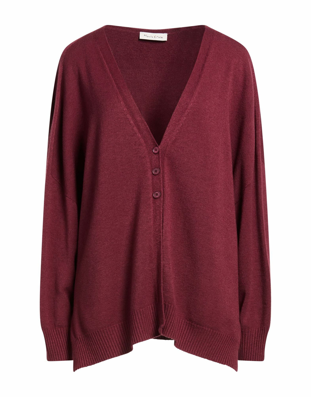 Manila Grace Womens Cardigan Garnet