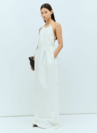 Max Mara Halter Neck Maxi Dress