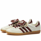 Adidas Men's x Wales Bonner Samba Sneakers in Cream White/Brown/Lucky Blue