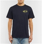 Très Bien - Souvenir Logo-Print Cotton-Jersey T-Shirt - Men - Navy