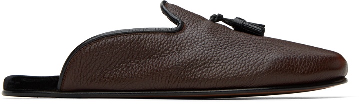 Photo: TOM FORD Brown Tassel Loafers