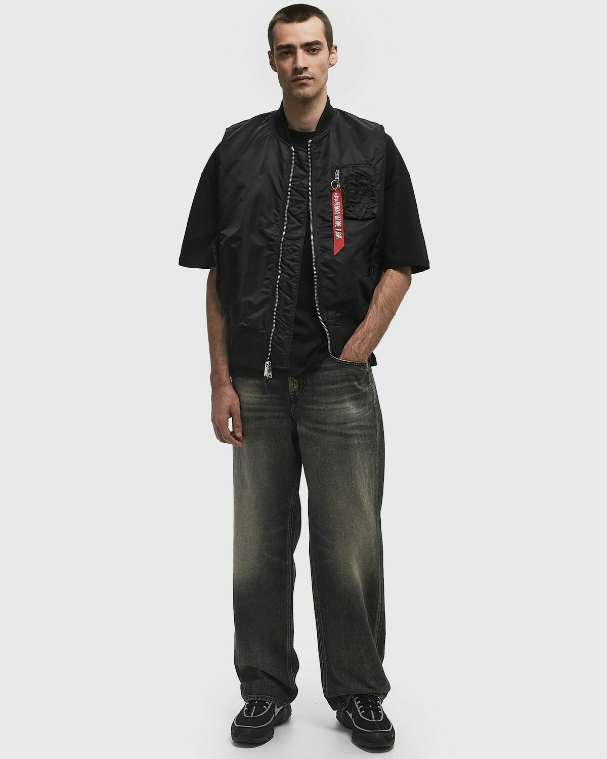 Alpha Industries MA-1 Vest Black Men