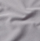 Theory - Contrast-Tipped Pima Cotton-Blend Piqué Polo Shirt - Gray