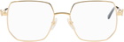 Cartier Gold 'Panthère de Cartier' Squared Glasses