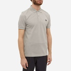 Fred Perry Authentic Men's Slim Fit Plain Polo Shirt in Concrete