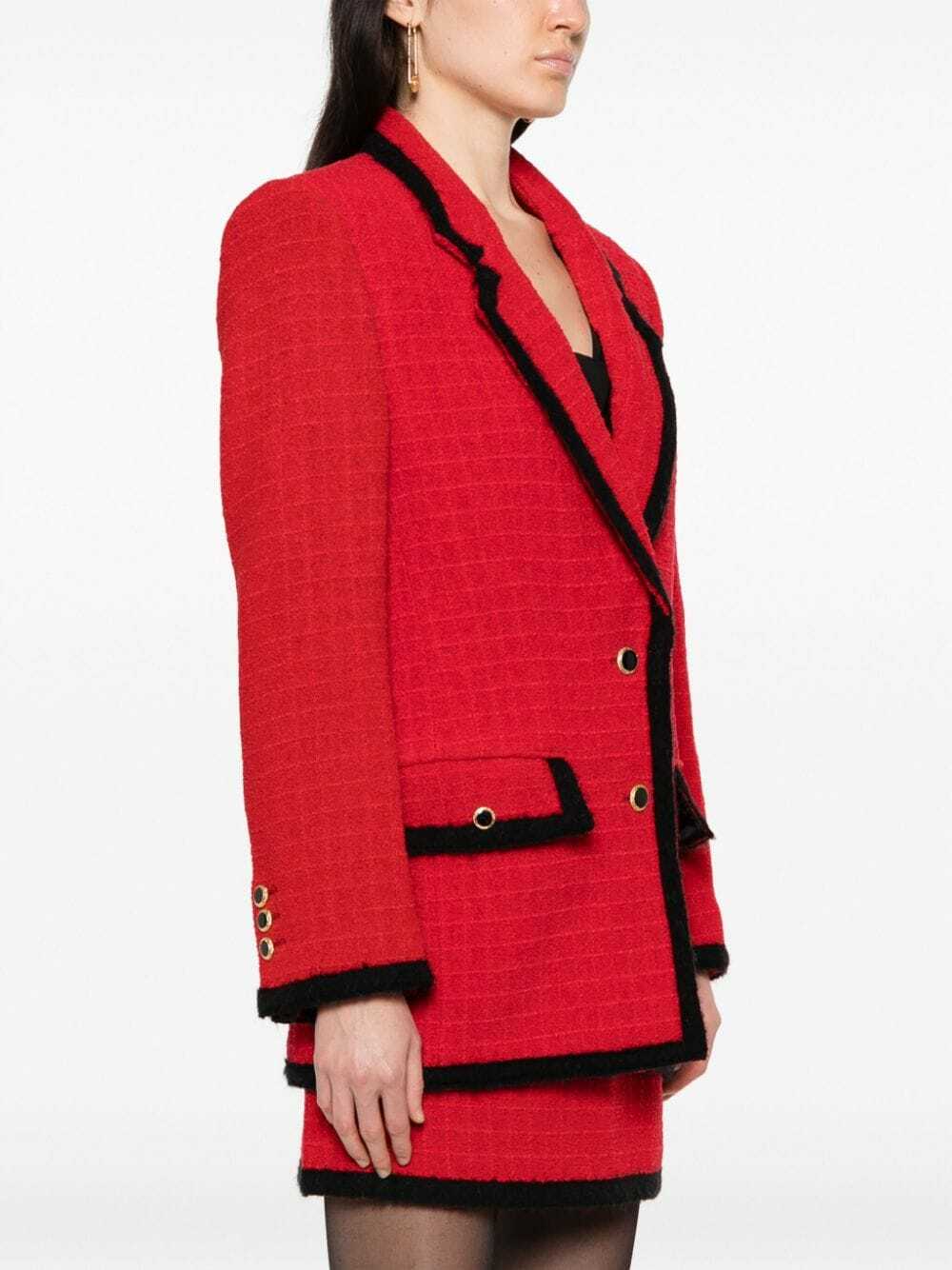 ALESSANDRA RICH - Oversized Checked Tweed Jacket Alessandra Rich