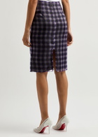 16 Arlington Este Printed Chiffon Skirt Violet