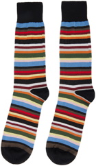 Paul Smith Three-Pack Multicolor Signature Socks