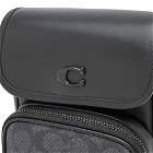Coach Men's Charter Mini Cross Body Bag in Charcoal/Black
