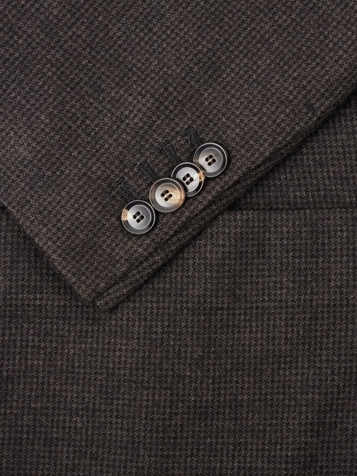 Brioni - Houndstooth Cashmere Blazer - Brown