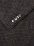 Brioni - Houndstooth Cashmere Blazer - Brown