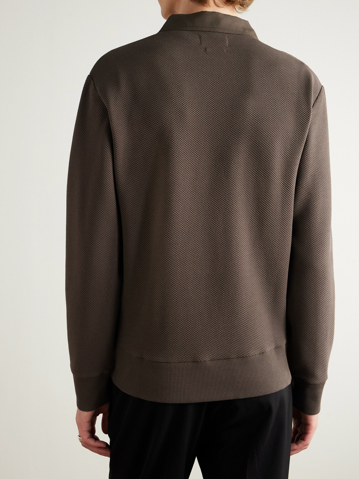 Oliver Spencer - Organic Cotton-Blend Polo Shirt - Brown